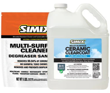 SIMIX COMBO -(1) Multi-Surface Cleaner and (1) Ceramic Clearcoat